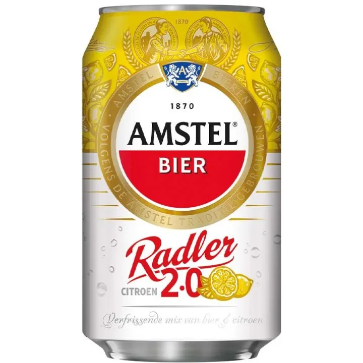 Amstel Radler Citroen Bier Blik 33 cl