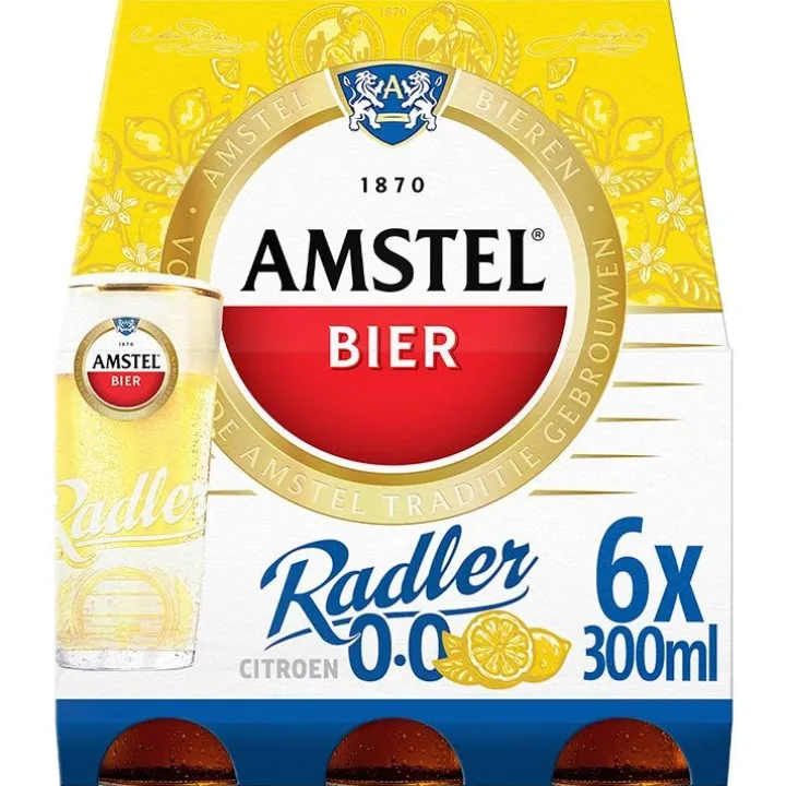 Amstel Radler Citroen 0.0 Bier Fles 30 cl