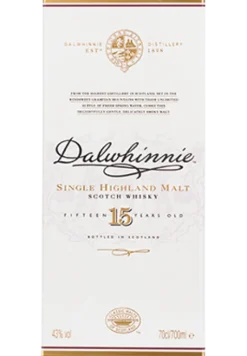 Dalwhinnie Single Malt 15 Years Whisky 70 cl