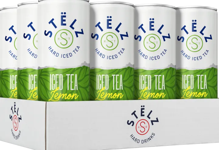 Stëlz Hard Ice Tea Lemon tray 12 x 25 cl