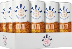 Stëlz Hard Ice Tea Peach tray 12 x 25 cl