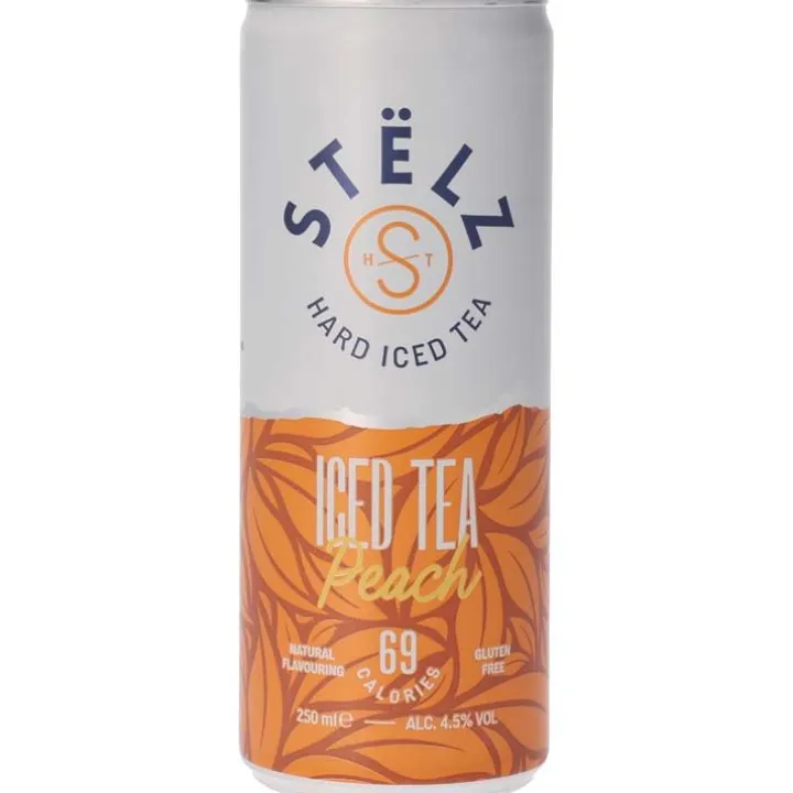 Stëlz Hard Seltzer Iced Tea Peach 25 cl