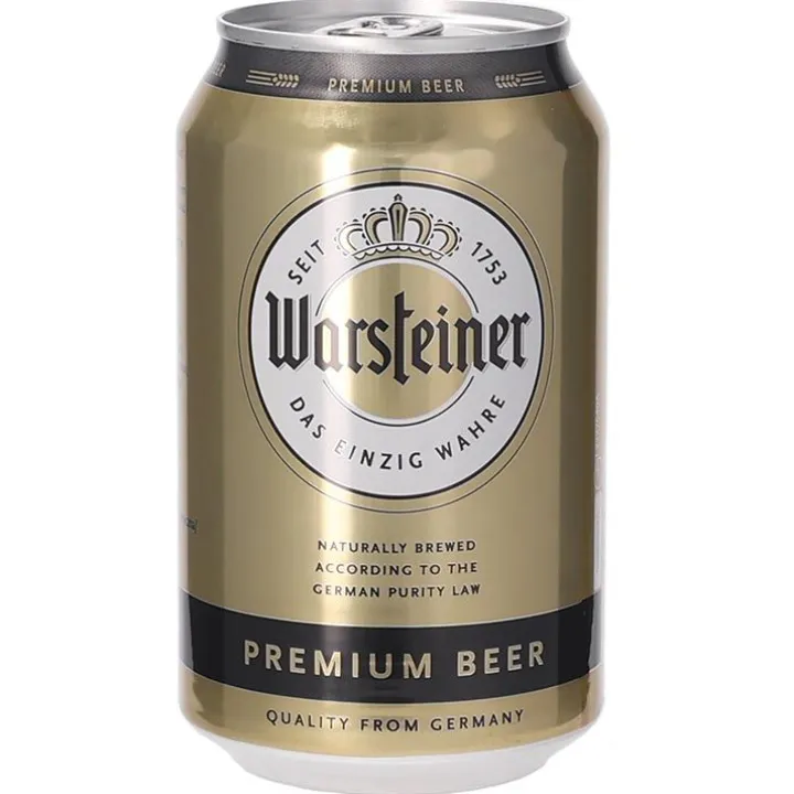 Warsteiner Blikkoffer 33 cl